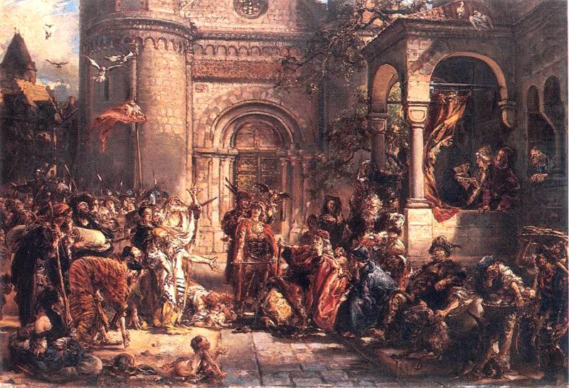 Jan Matejko Immigration of the Jews china oil painting image